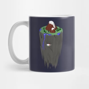 Floating Lo-Poly 3D Minimalist Island Mug